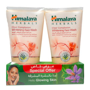 Himalaya Face Wash Clear Complexion Whitening 2 x 150ml