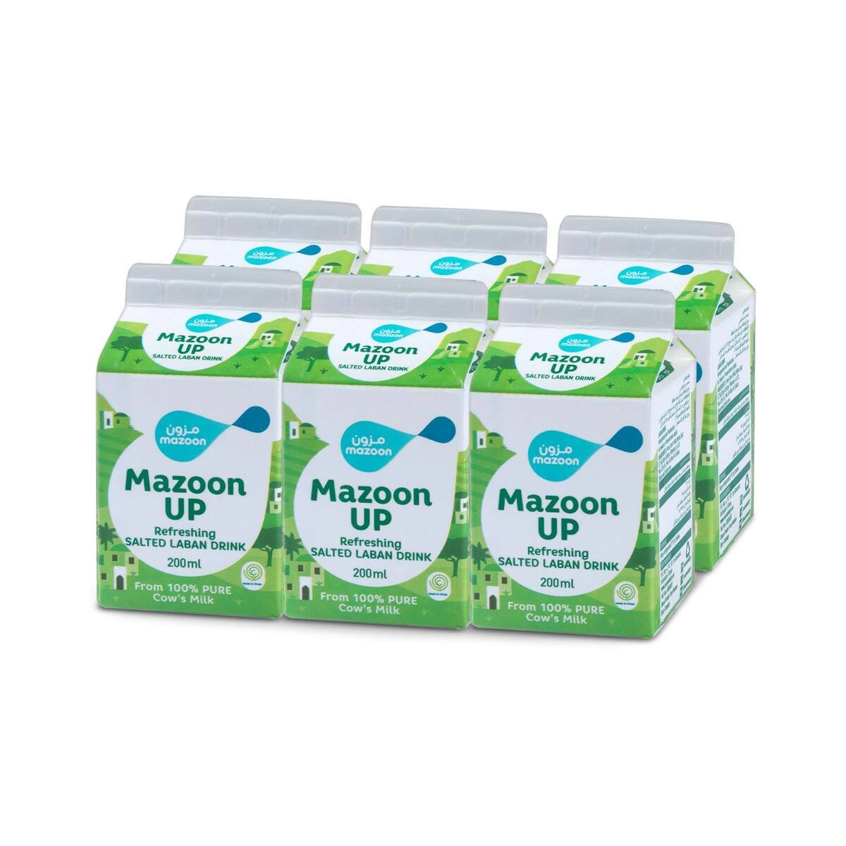 Mazoon Up Refreshing Salted Laban Drink 200ml