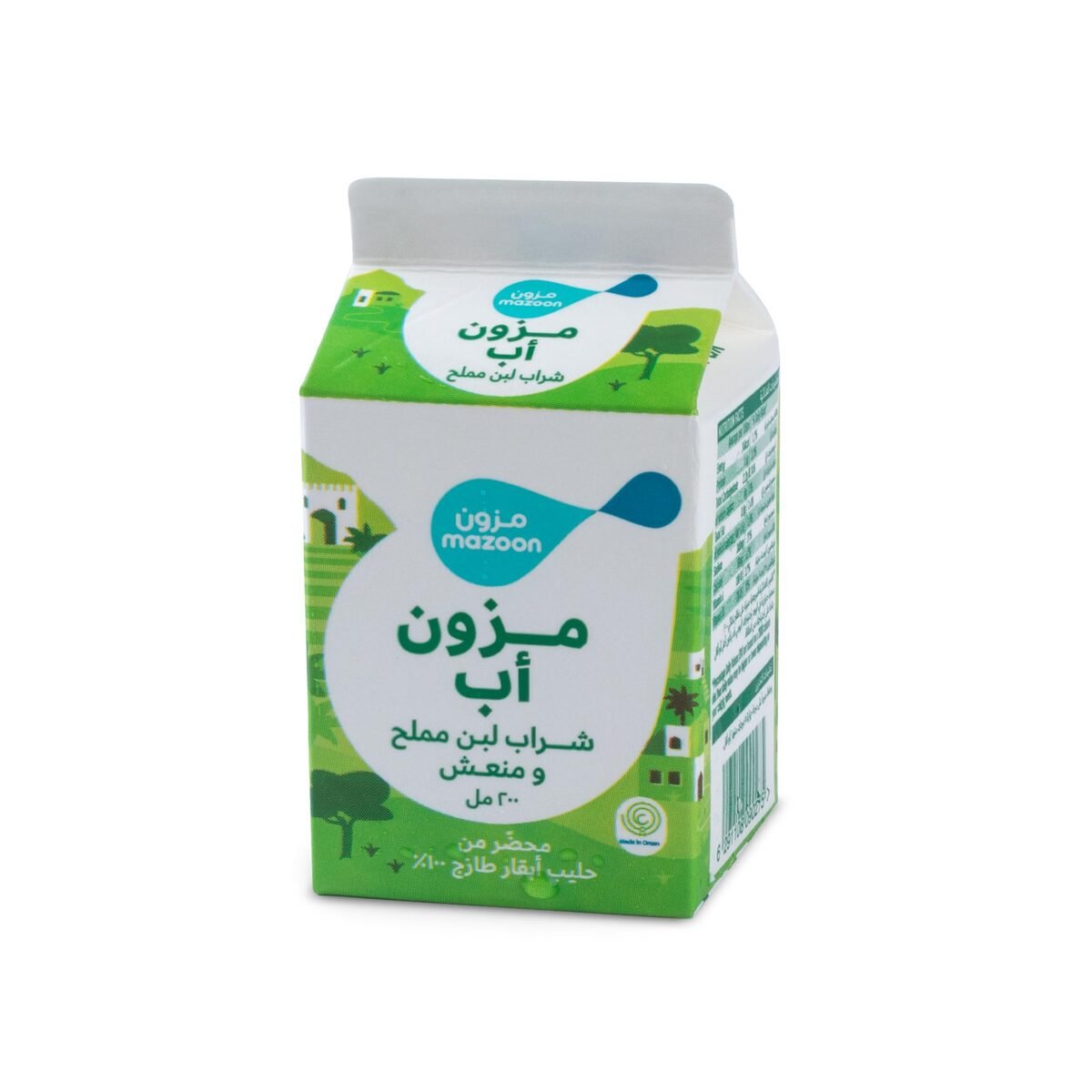 Mazoon Up Refreshing Salted Laban Drink 200ml