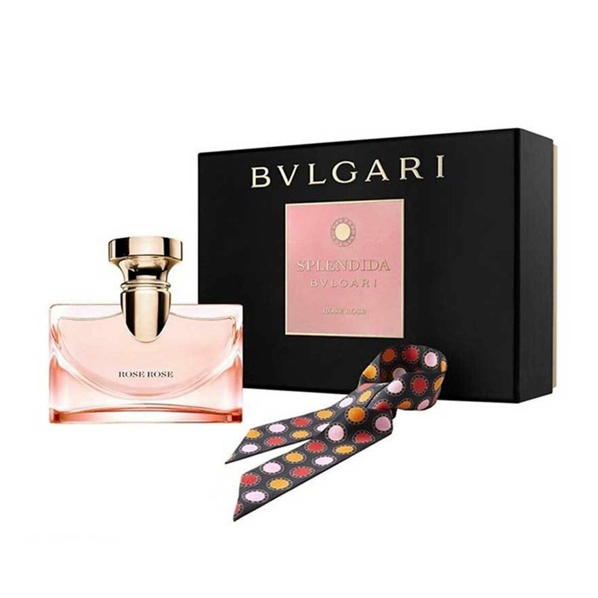 BVLGARI Splendida Rose Eau De Parfum For Women 100ml + Scarf Set