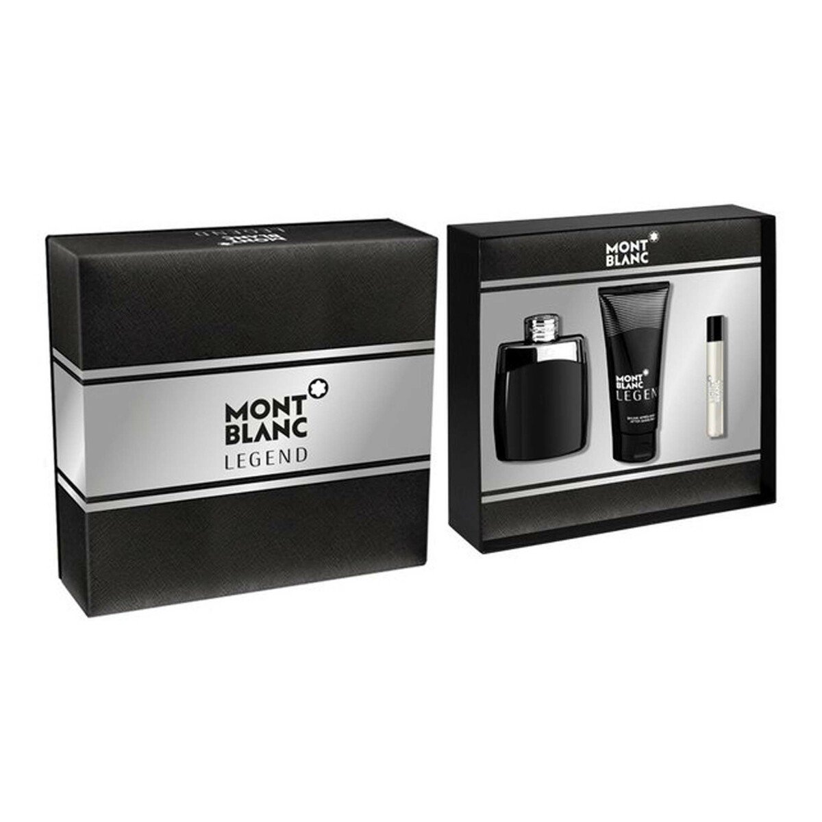 Mont Blanc Legend Eau De Toilette Gift Set For Men, 100ml + 7.5ml Mini + 100ml After Shave Balm