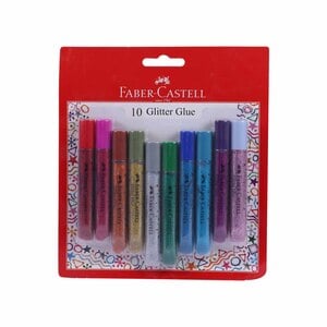 Faber Castell Glitter Glue 10s FCIN220111