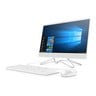 HP 22-C0015ne All in One Desktop 22"(21.5') FHD display , Intel Core i3-9100,4 GB RAM,1 TB HDD,Windows 10 Home, En-Ar Keyboard,White