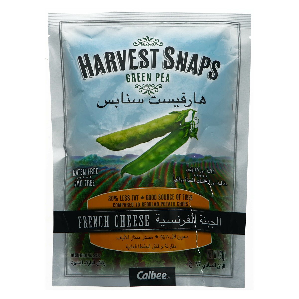 Harvest Snaps Green Pea French Cheese 93g