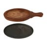 Chefline Cast Iron Sizzler Tray Oval IND