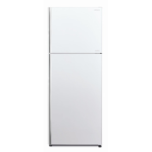 Hitachi Double Door Refrigerator - RV450PK8KPWH, 375Ltr