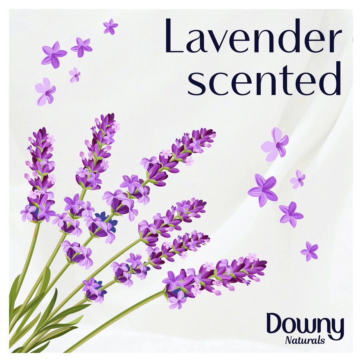 Downy Naturals Concentrate Fabric Softener Lavender Scent 3 x 880ml