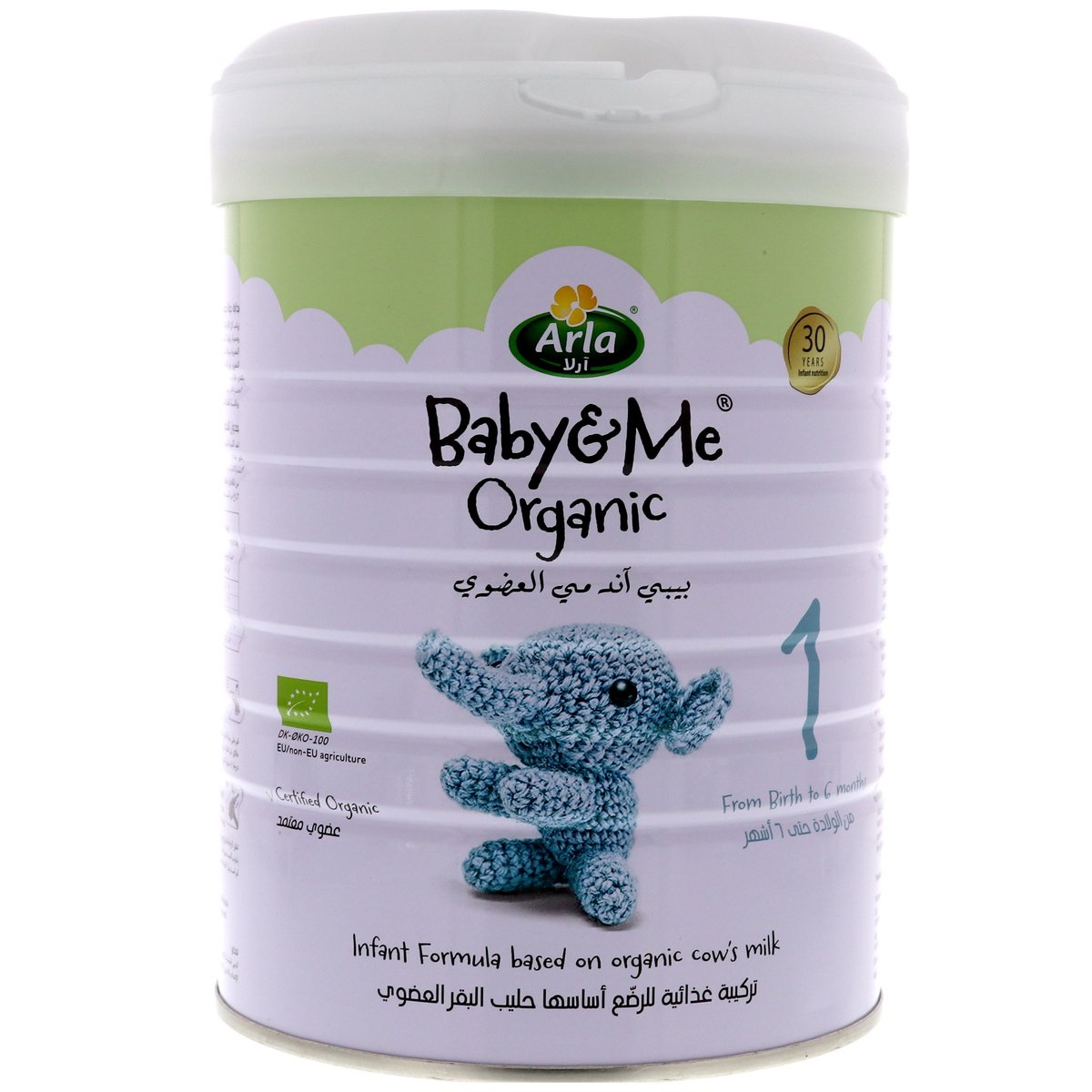 Arla Baby & Me Organic Infant Formula Stage 1 From Birth to 6 Months 800 g