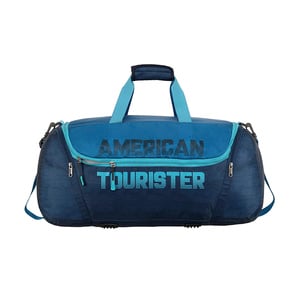 American Tourister Grid Duffle Bag 55cm Blue