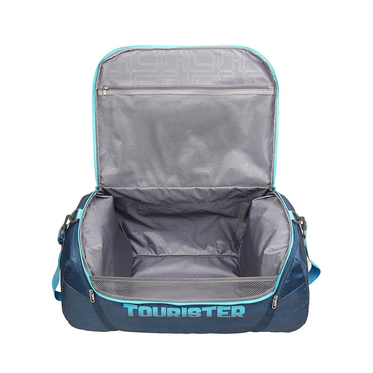 American Tourister Grid Duffle Bag, 55 cm, Blue