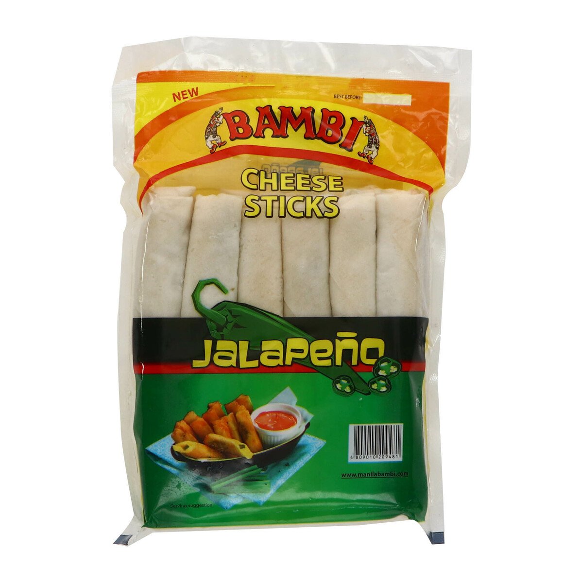 Buy Bambi Cheese Sticks Jalapeno 300g Online at Best Price | Ethnic Ready Meals | Lulu Kuwait in Saudi Arabia