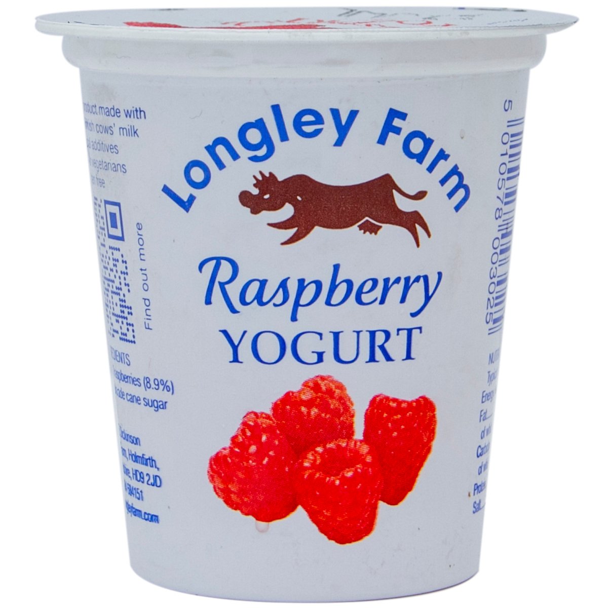 Longley Farm Yogurt Raspberry 150 g