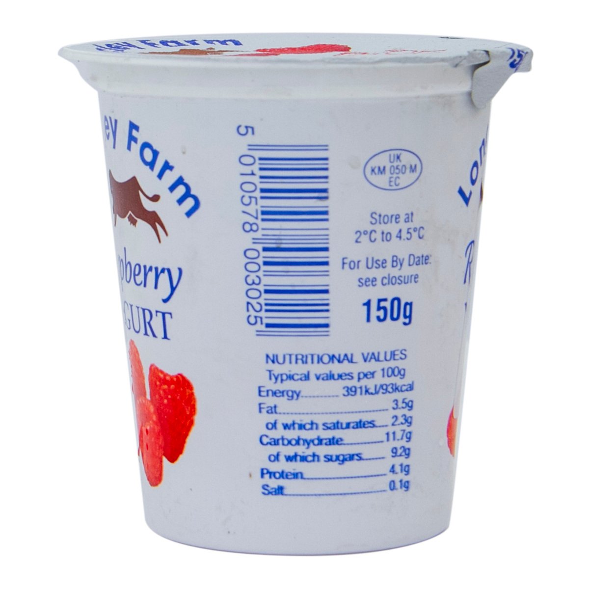 Longley Farm Yogurt Raspberry 150 g