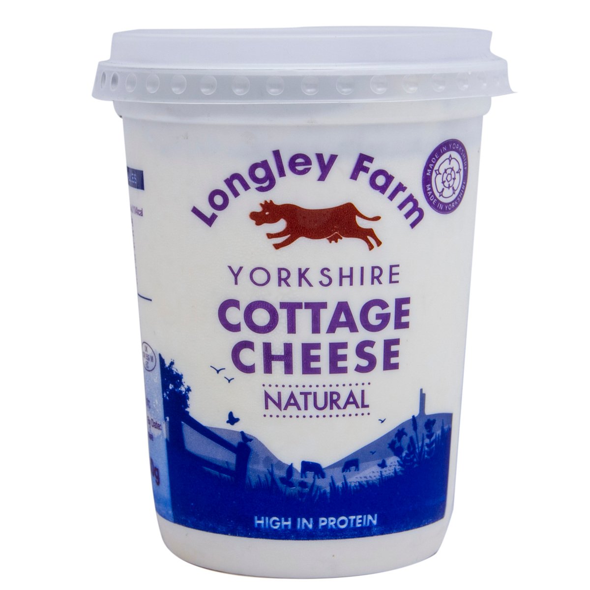 Longley Farm Natural Cottage Cheese 450 g