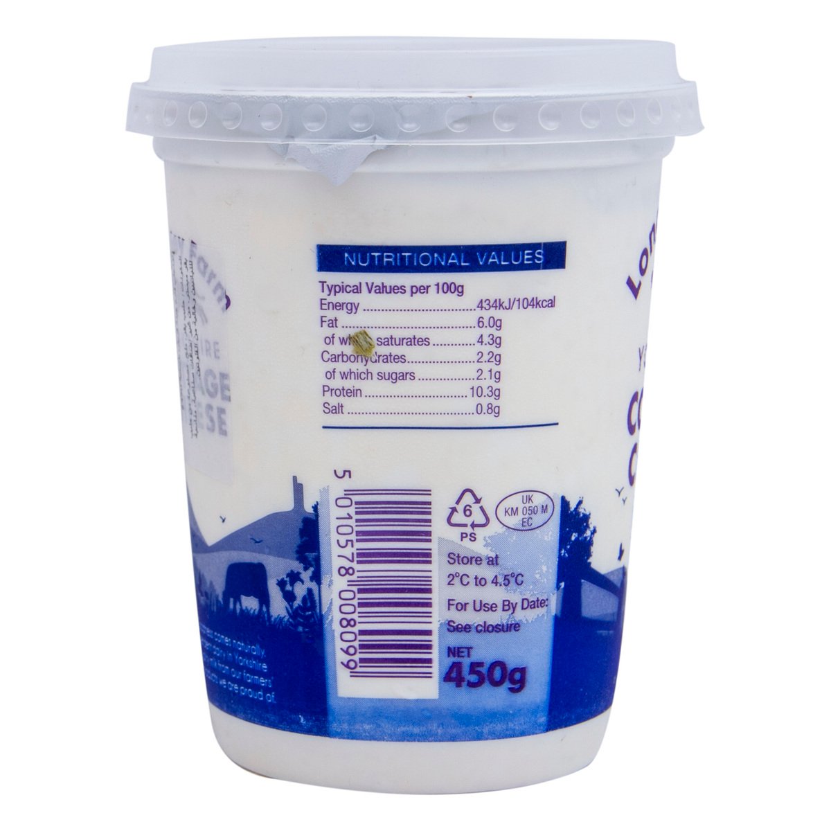 Longley Farm Natural Cottage Cheese 450 g