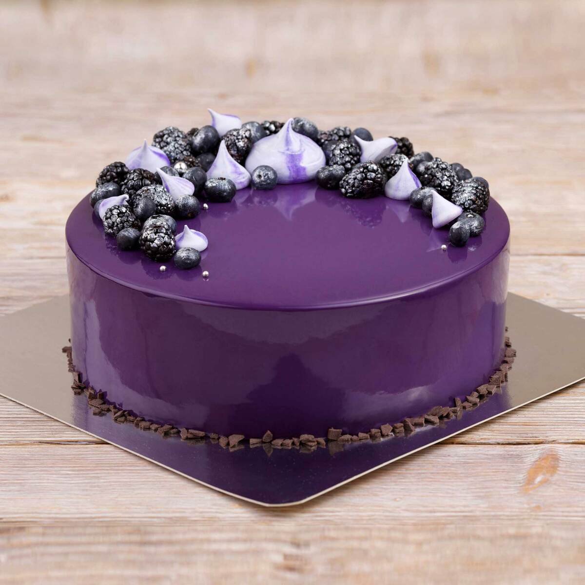 Glaze Cake Blueberry Medium 1pc Online at Best Price | Whole Cakes | Lulu KSA