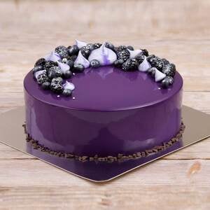 Glaze Cake Blueberry Medium 1pc