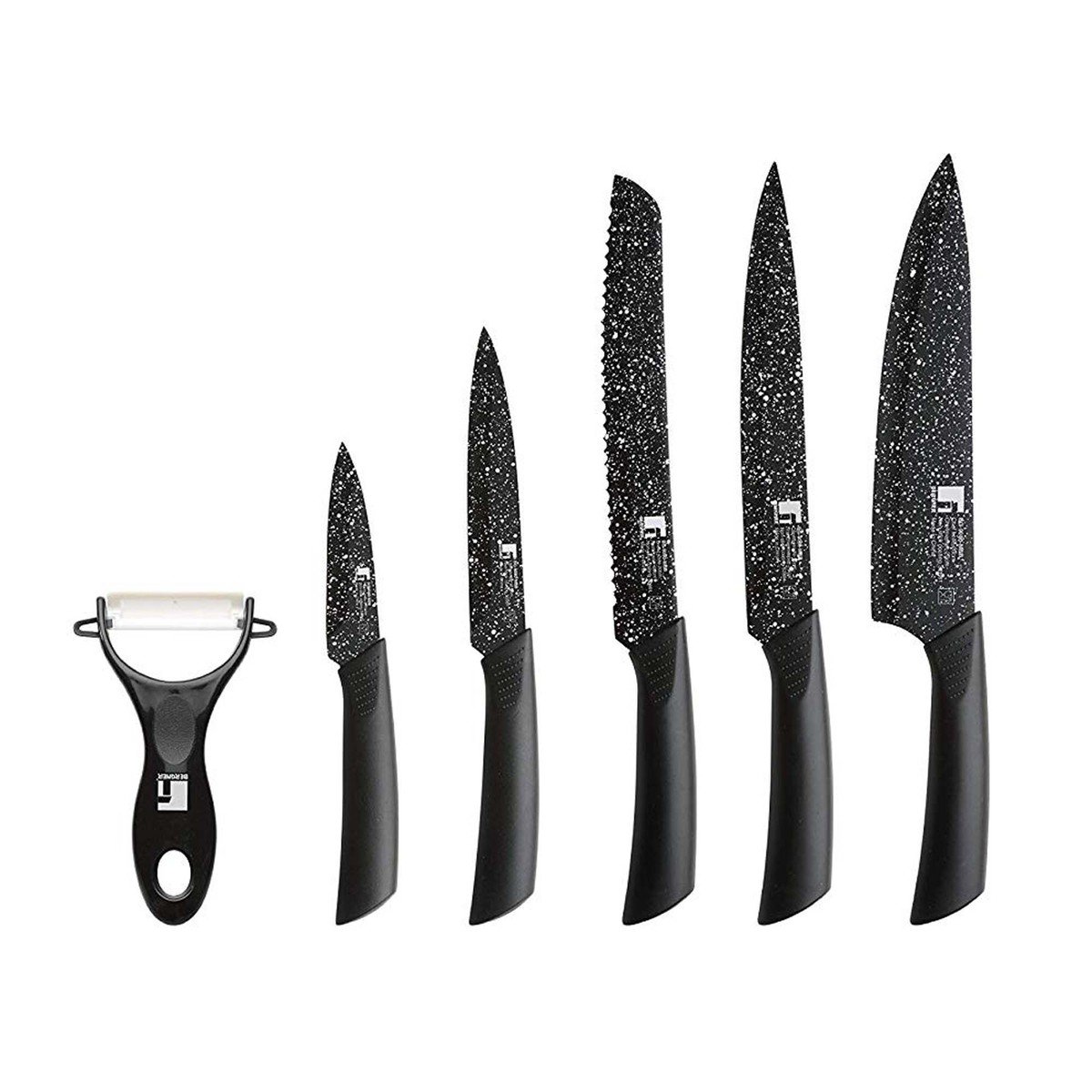 Bergner Stainless Steel Knives Set Bergamo 9080 6pcs