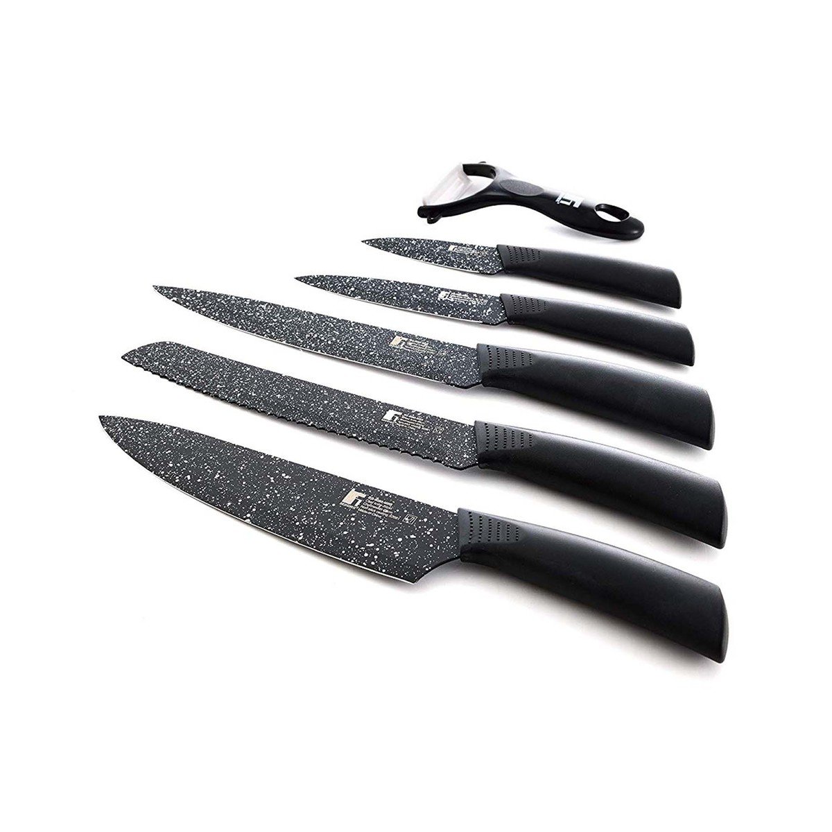 Bergner Stainless Steel Knives Set Bergamo 9080 6pcs