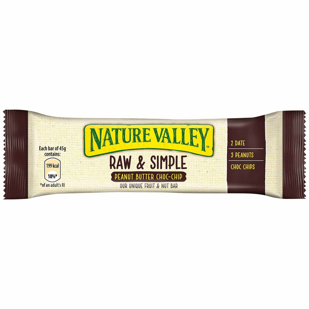 Nature Valley Peanut Butter Choc Chip Bar 16 x 45 g