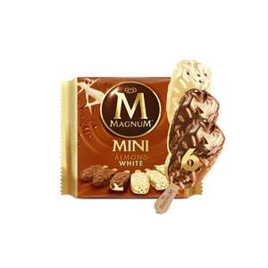 Magnum White & Almond Mini Ice Cream Stick 6pcs 345ml