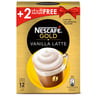 Nescafe Gold Cappuccino Vanilla Latte Coffee Mix 12 x 18.5 g