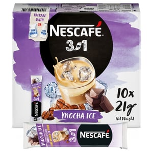 Nescafe 3in1 Mocha Ice Coffee Instant Mix Stick 10 x 21g