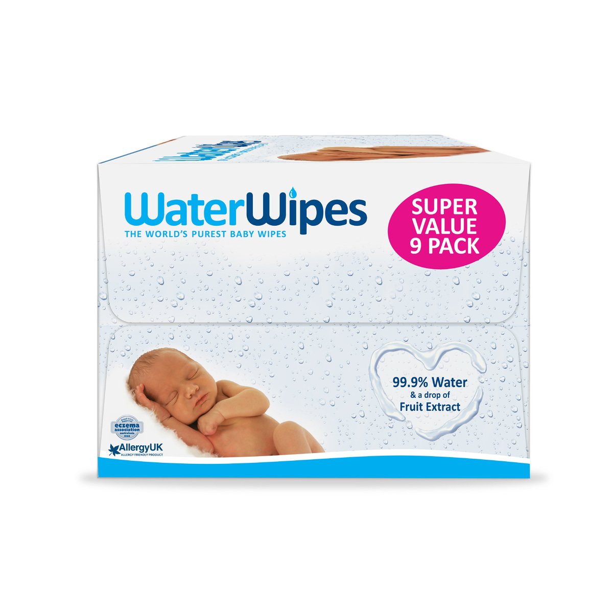 Water Wipes Fruit Extract Baby Wipes 9 x 60pcs Online at Best