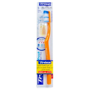 Trisa Fresh Super Clean Toothbrush Soft Assorted 1pc