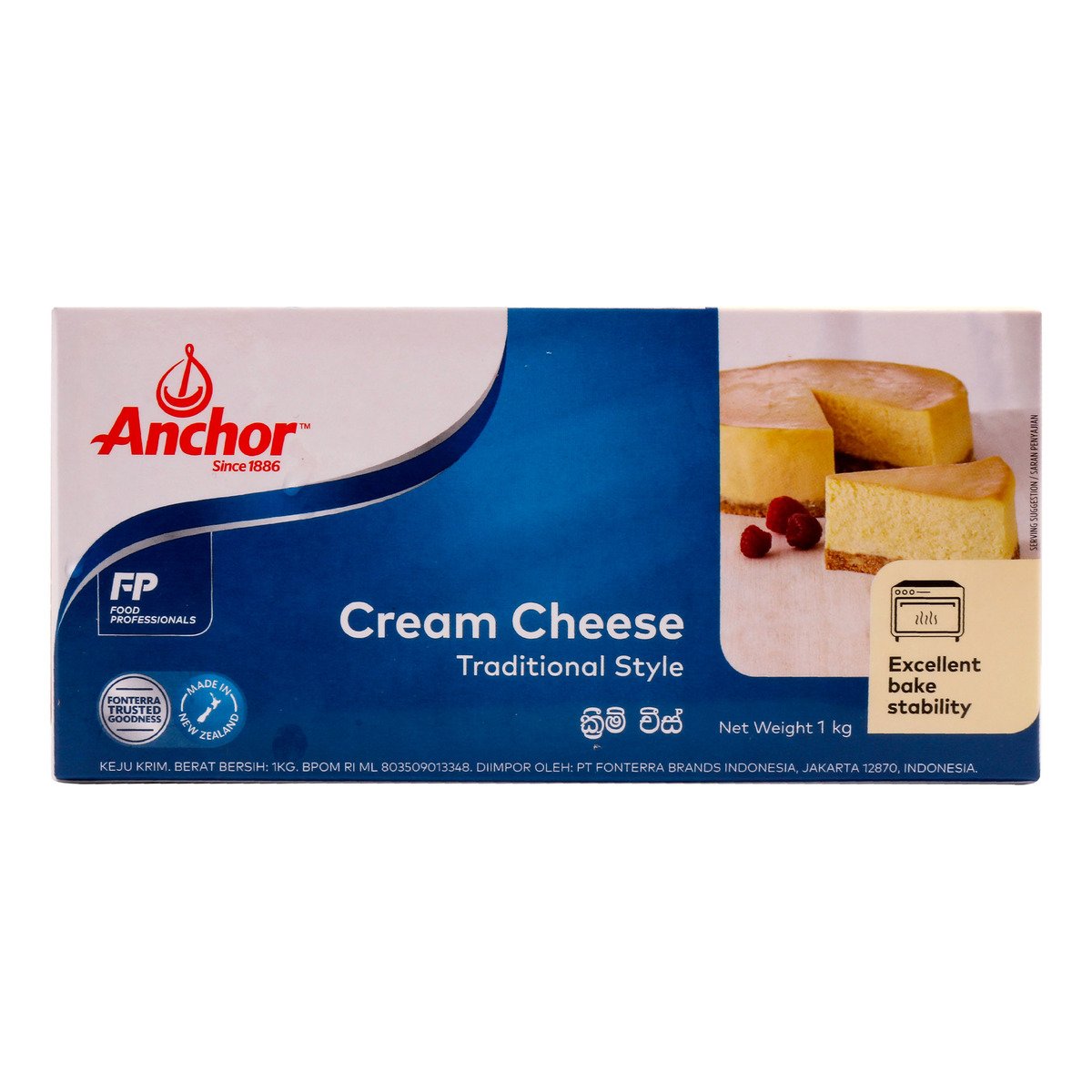 Anchor Cream Cheese Traditional Style 1kg