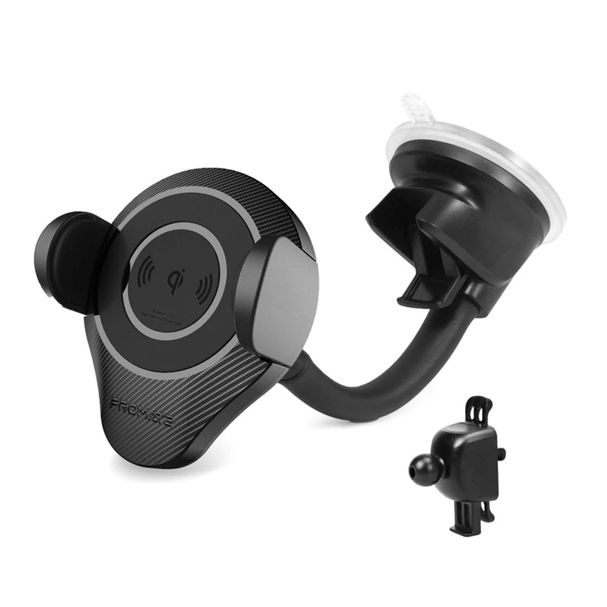 Promate Ultra-Fast Wireless Car Charging Mount Alpha