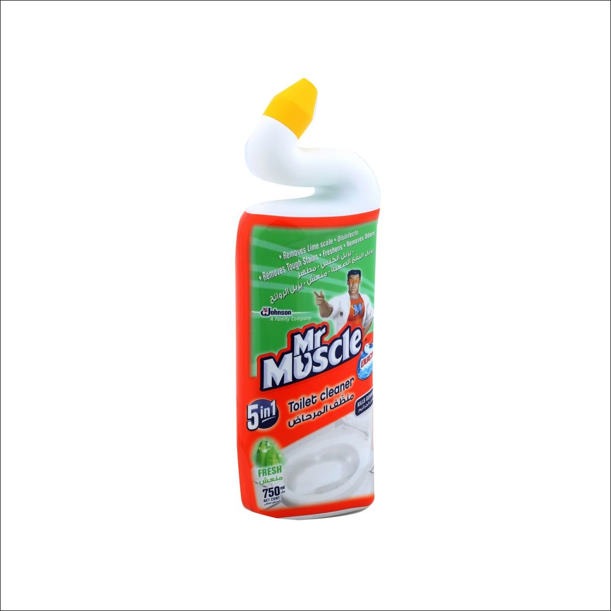 Mr. Muscle 5in1 Toilet Cleaner Duck Fresh 750ml
