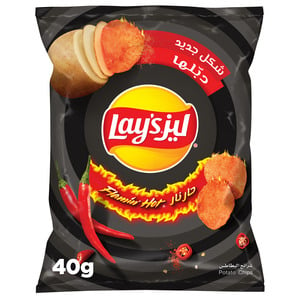 Lays Flaming Hot Potato Chips 40g