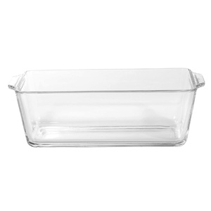 Chefline HSAP18LM Borosilicate Glass Square Baking dish, 1.5 litre, Transparent