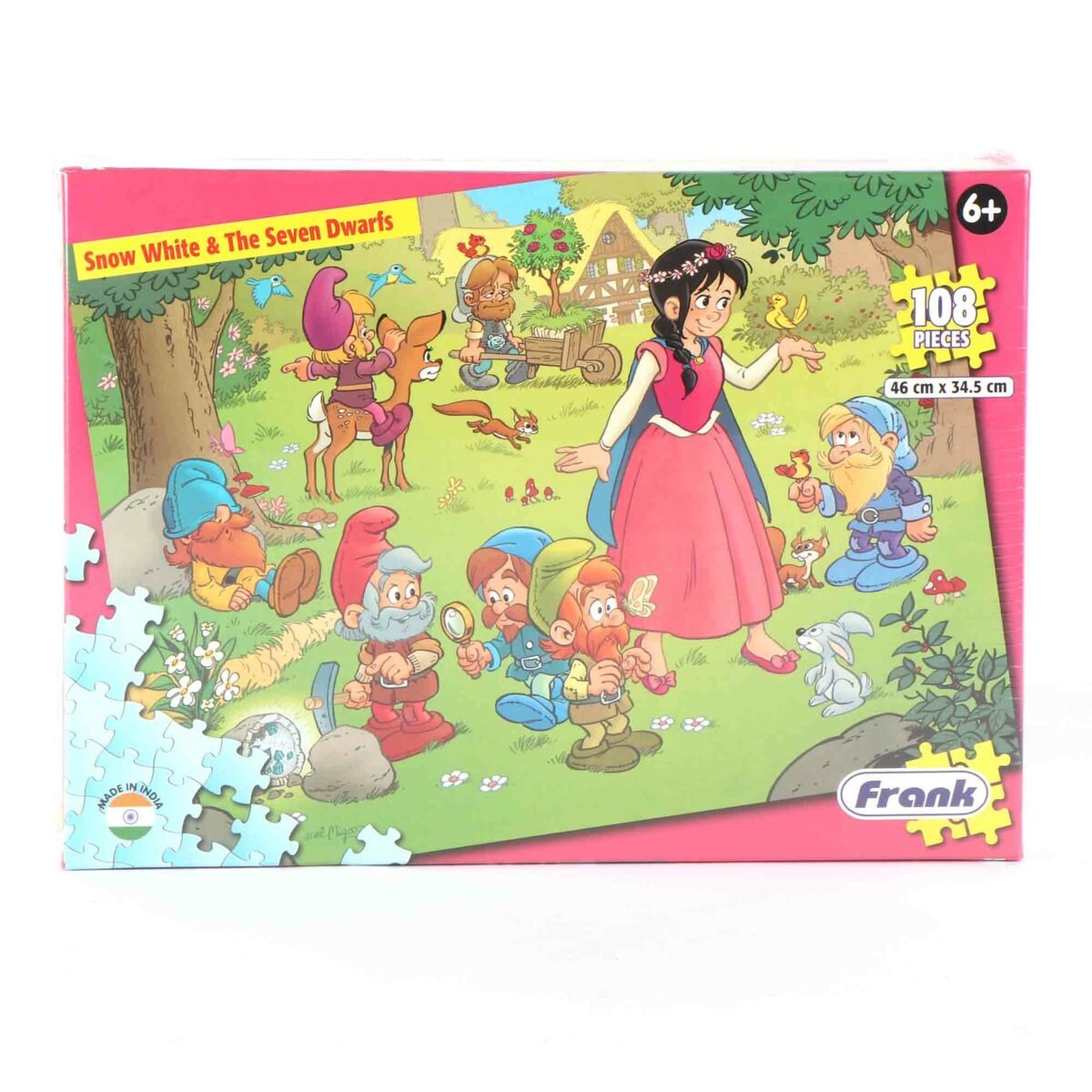 Frank Snow White & The Seven Dwarfs Puzzle 108pcs 33416