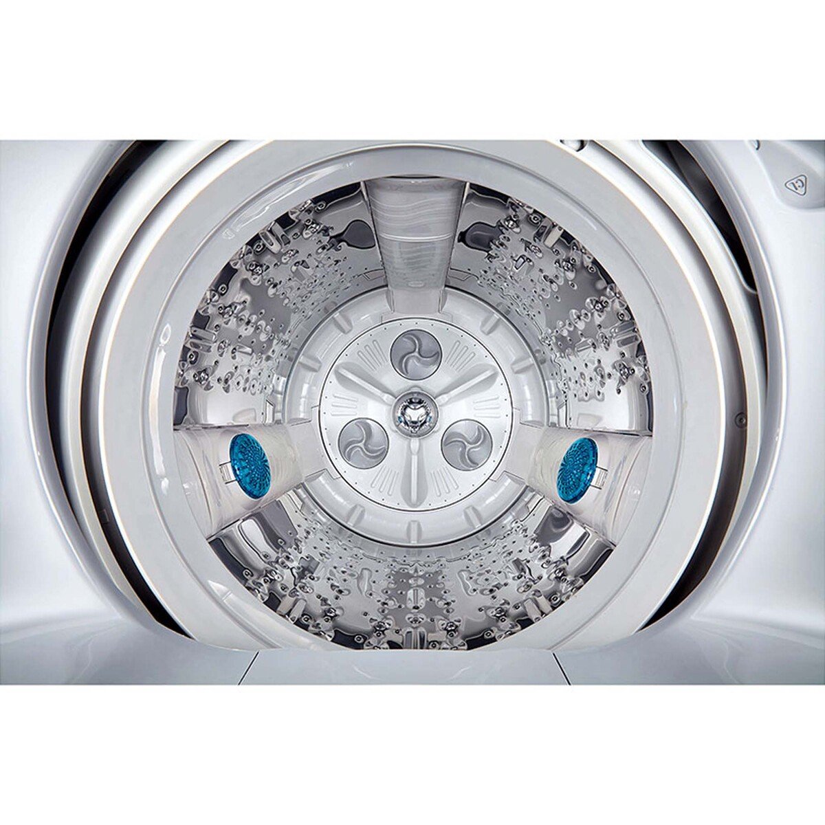 LG Top Load Washing Machine T1788NEHTE 12KG, Smart Inverter, Smart Motion, TurboDrum