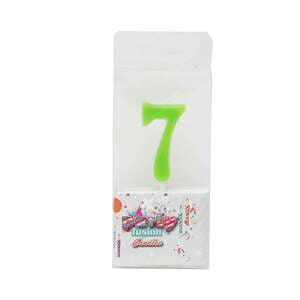 Party Fusion Number 7 Candle 11037-7