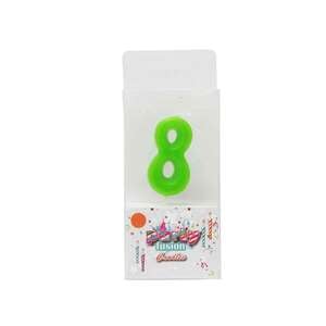 Party Fusion Number 8 Candle 11038-8