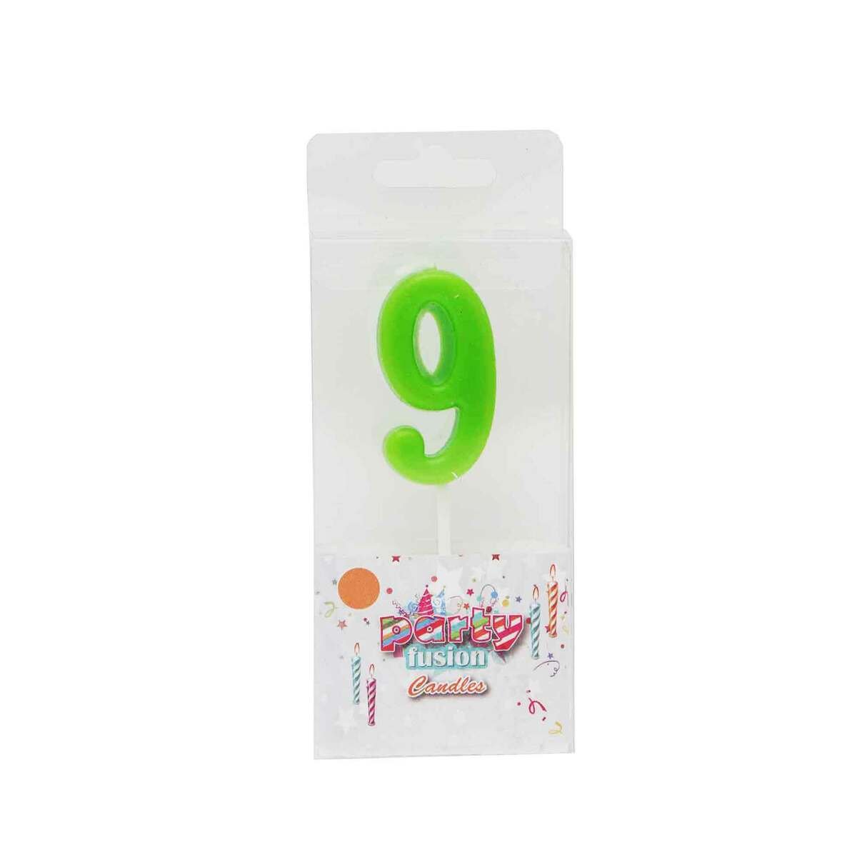 Party Fusion Number 9 Candle 11039-9