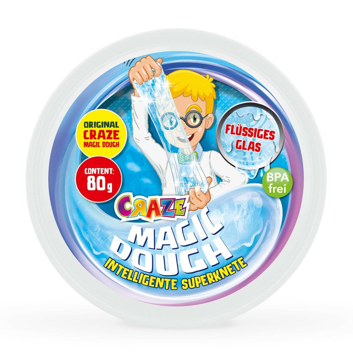 Craze Magic Dough - Glas - White 15872