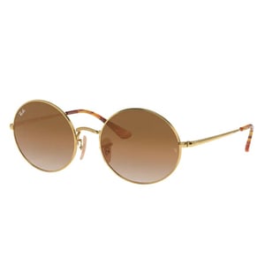 Ray-Ban Men Sunglass 0RB1970 OVAL Rectangle Gold
