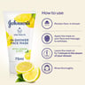 Johnson's Facial Mask 1 Minute In-Shower Face Mask with Natural Lemon & Soy 75 ml