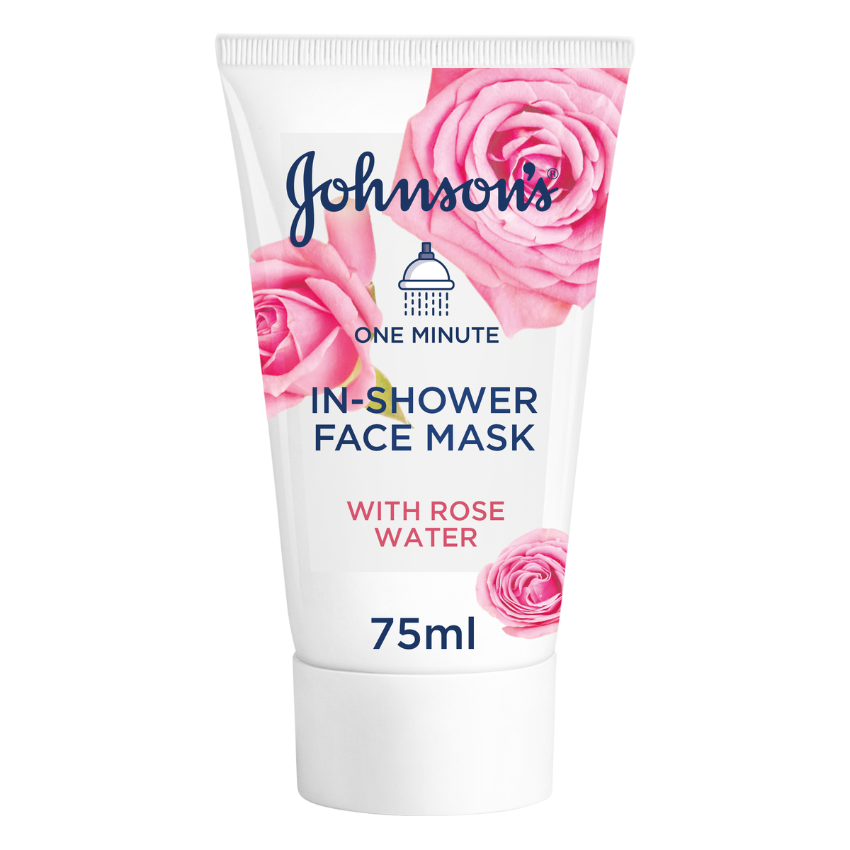 Johnson's Facial Mask 1 Minute In-Shower Face Mask with Rose Water 75 ml