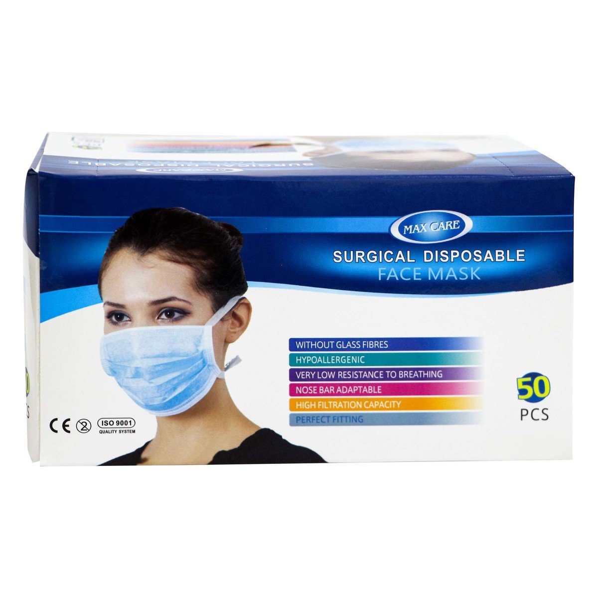 Max Care Surgical Disposable Face Mask 50pcs