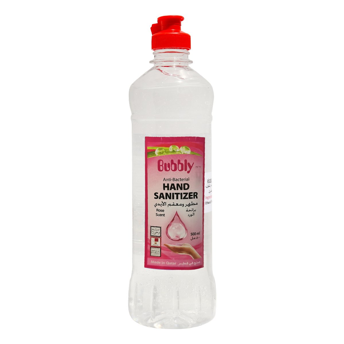Bubbly Hand Sanitizer  Rose  500ml