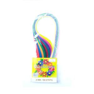 Win Plus Quilling Paper EX58 5mm 100strips Assorted Color
