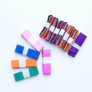 Win Plus Crepe Ribbon 12x7 Strips Assorted Color