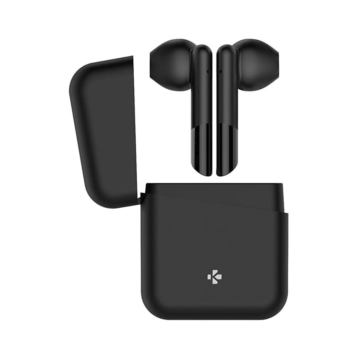 MyKronoz ZeBuds Lite,TWS Wireless Earbuds with charging case,Black