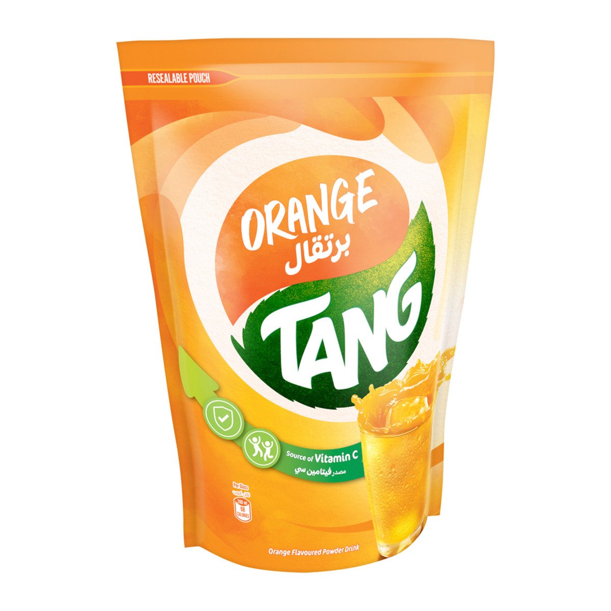 تانج مسحوق شراب البرتقال سريع التحضير عبوة اقتصادية 2 × 375 جم