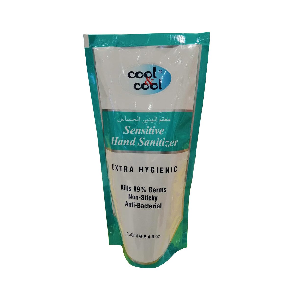 Cool & Cool Sensitive Hand Sanitizer Pouch 250ml